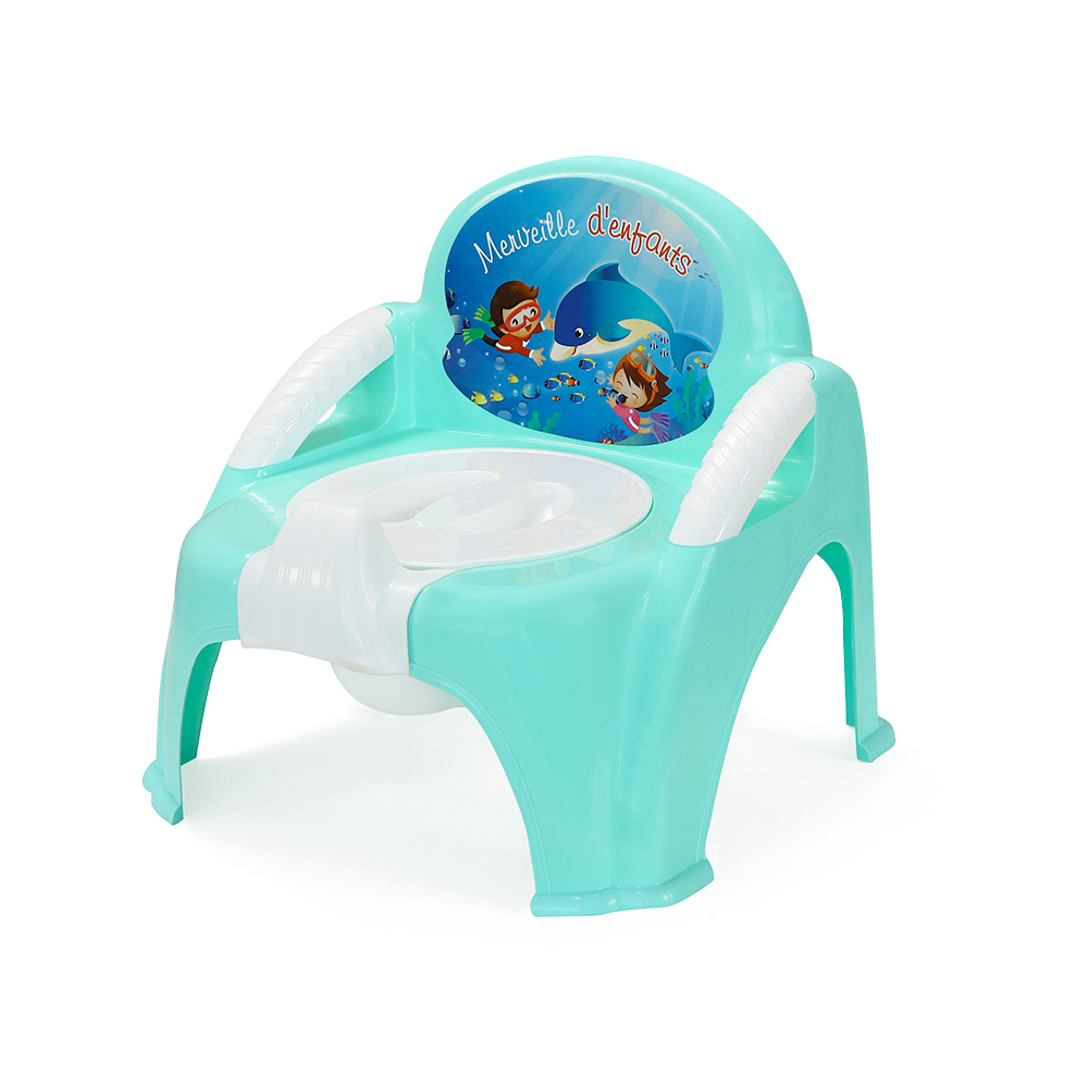 Pot fauteuil chaise apprentissage proprete bebe bleu