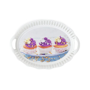 PLATEAU DENTELLE OVALE MOTIF SOTUFAB PLAST