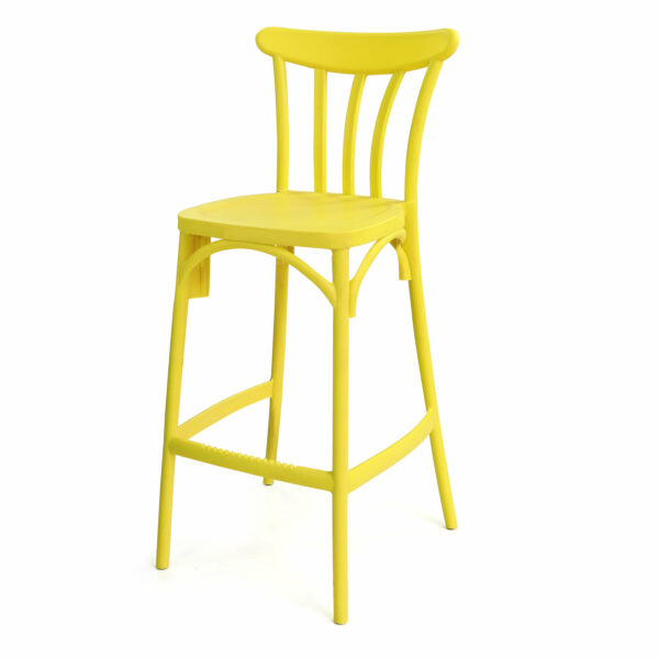 TABOURET-BAR-JAUNE