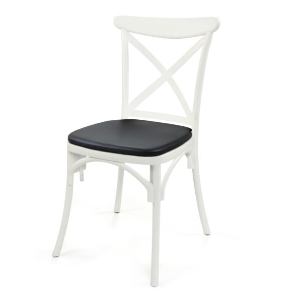 chaise-brooklyn-blanc-avec-coussin-noir