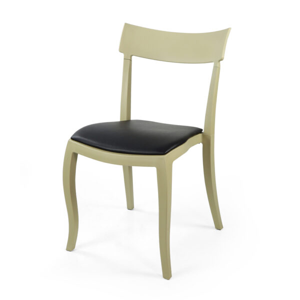 chaise-simplicity-dos-lisse-capitoné-noir