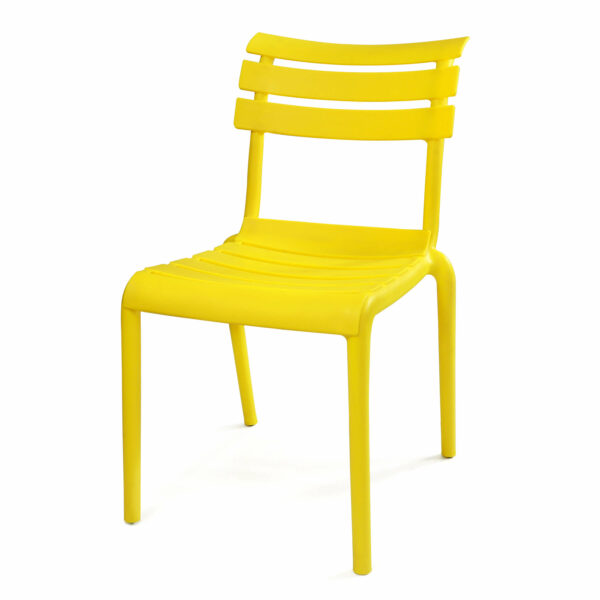 CHAISE-LAFAYETTE-JAUNE- SOTUFAB PLAST